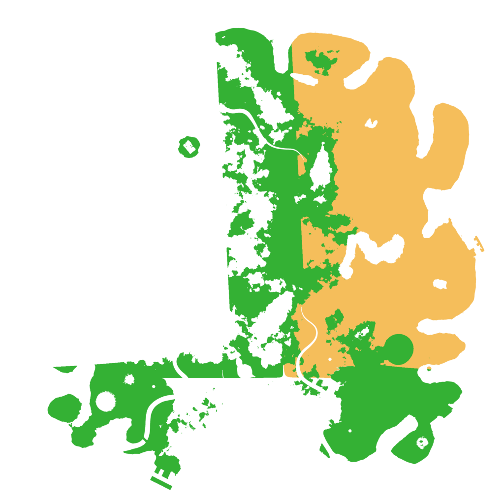 Biome Rust Map: Procedural Map, Size: 4500, Seed: 194012296