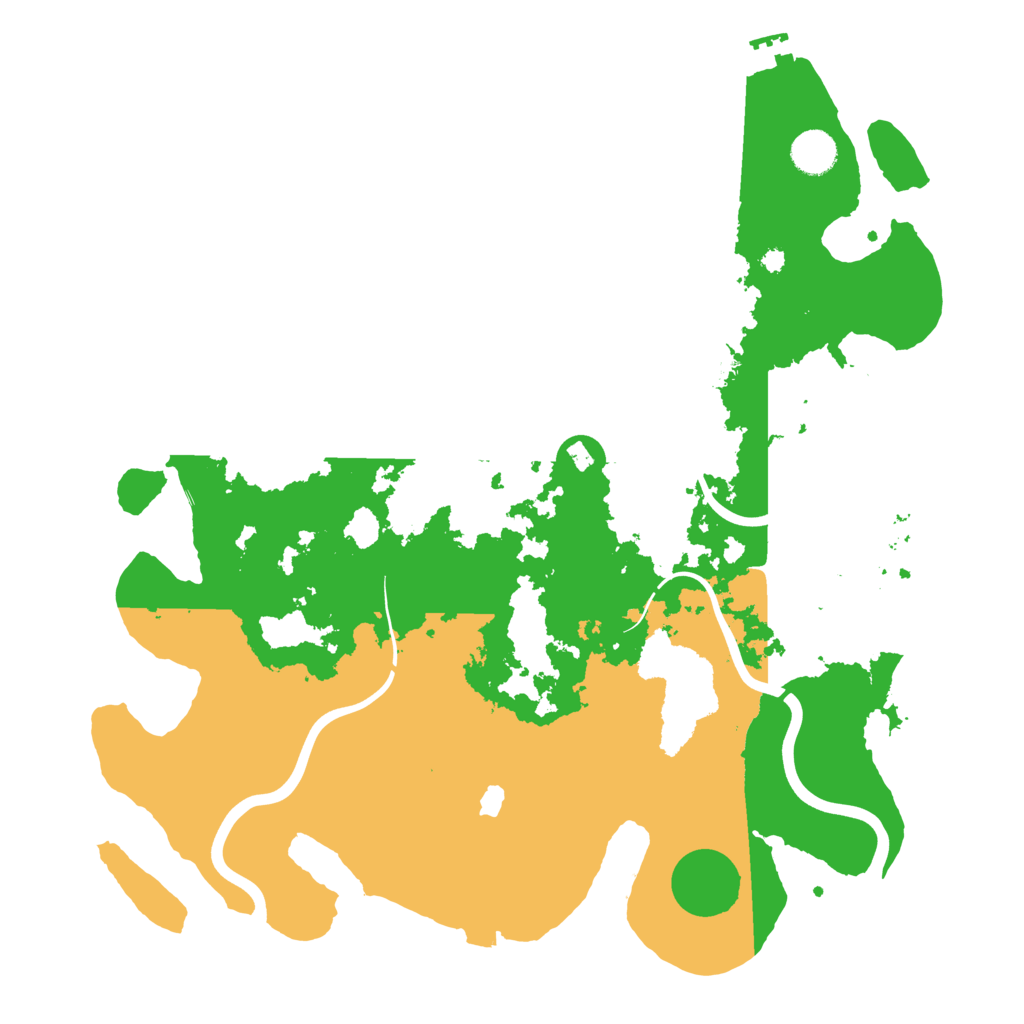 Biome Rust Map: Procedural Map, Size: 4000, Seed: 2068105391