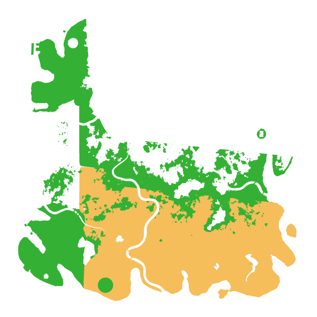 Biome Rust Map: Procedural Map, Size: 5500, Seed: 621327655