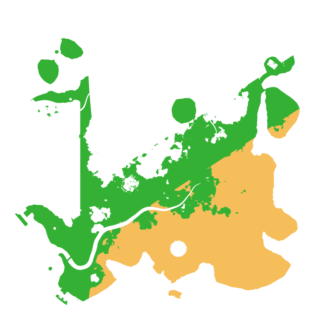 Biome Rust Map: Procedural Map, Size: 3500, Seed: 616577586