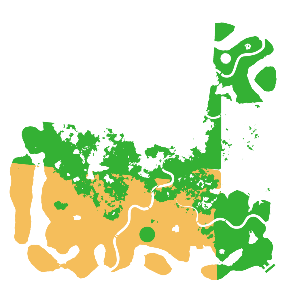 Biome Rust Map: Procedural Map, Size: 5000, Seed: 67782461