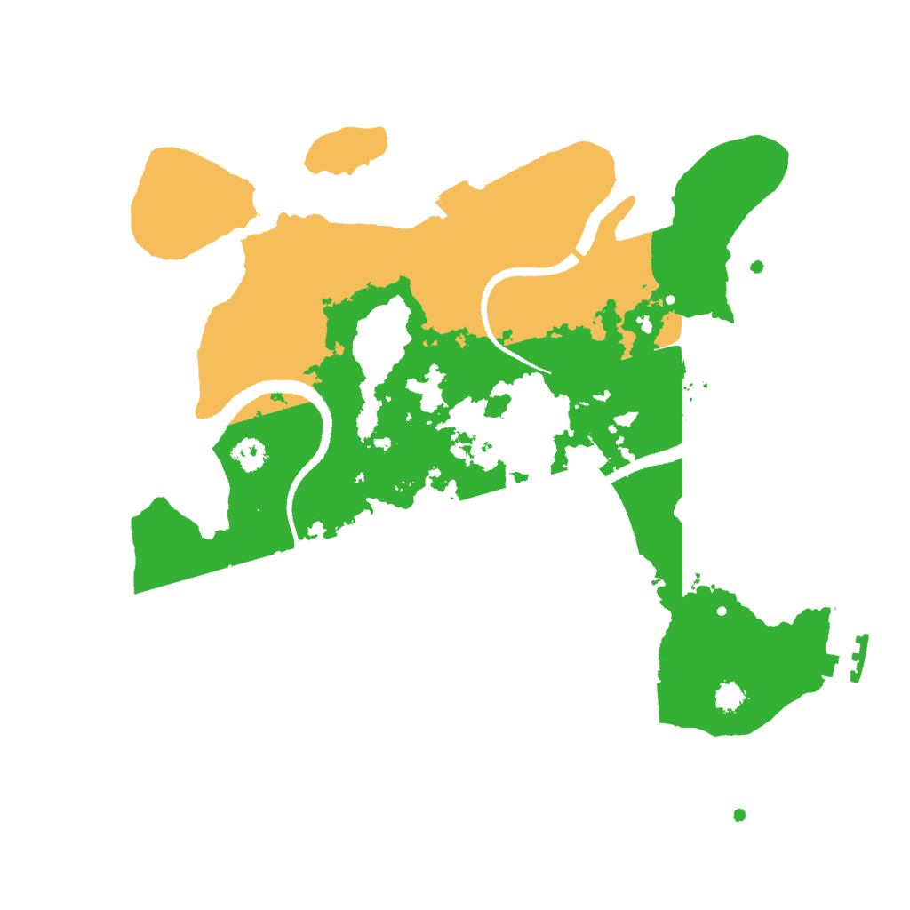 Biome Rust Map: Procedural Map, Size: 2800, Seed: 916309144