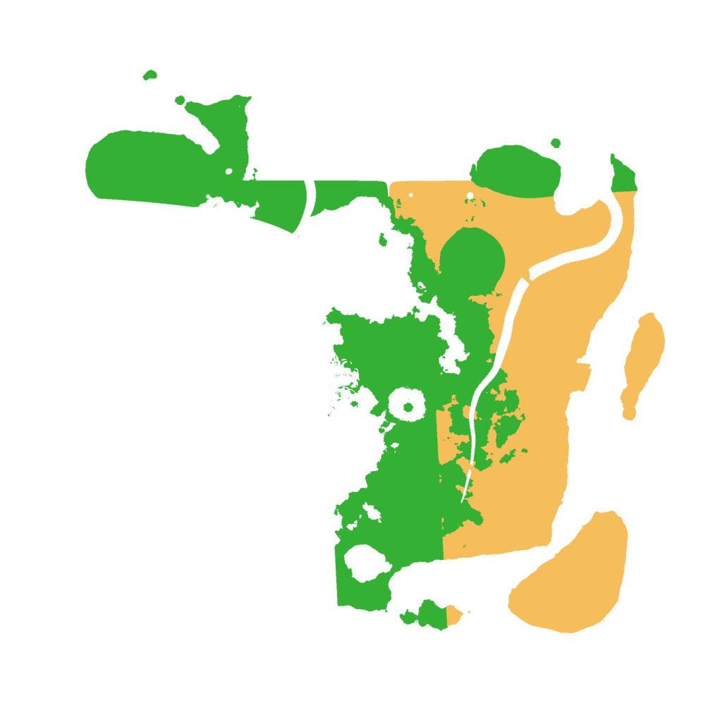 Biome Rust Map: Procedural Map, Size: 3000, Seed: 6769