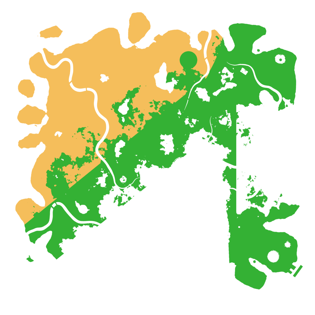 Biome Rust Map: Procedural Map, Size: 4750, Seed: 70328