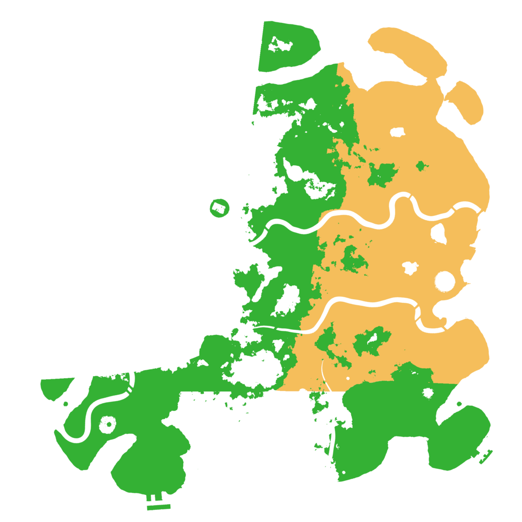 Biome Rust Map: Procedural Map, Size: 4500, Seed: 1678616458