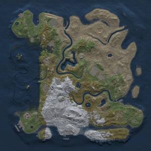 Thumbnail Rust Map: Procedural Map, Size: 4250, Seed: 24350762, 16 Monuments