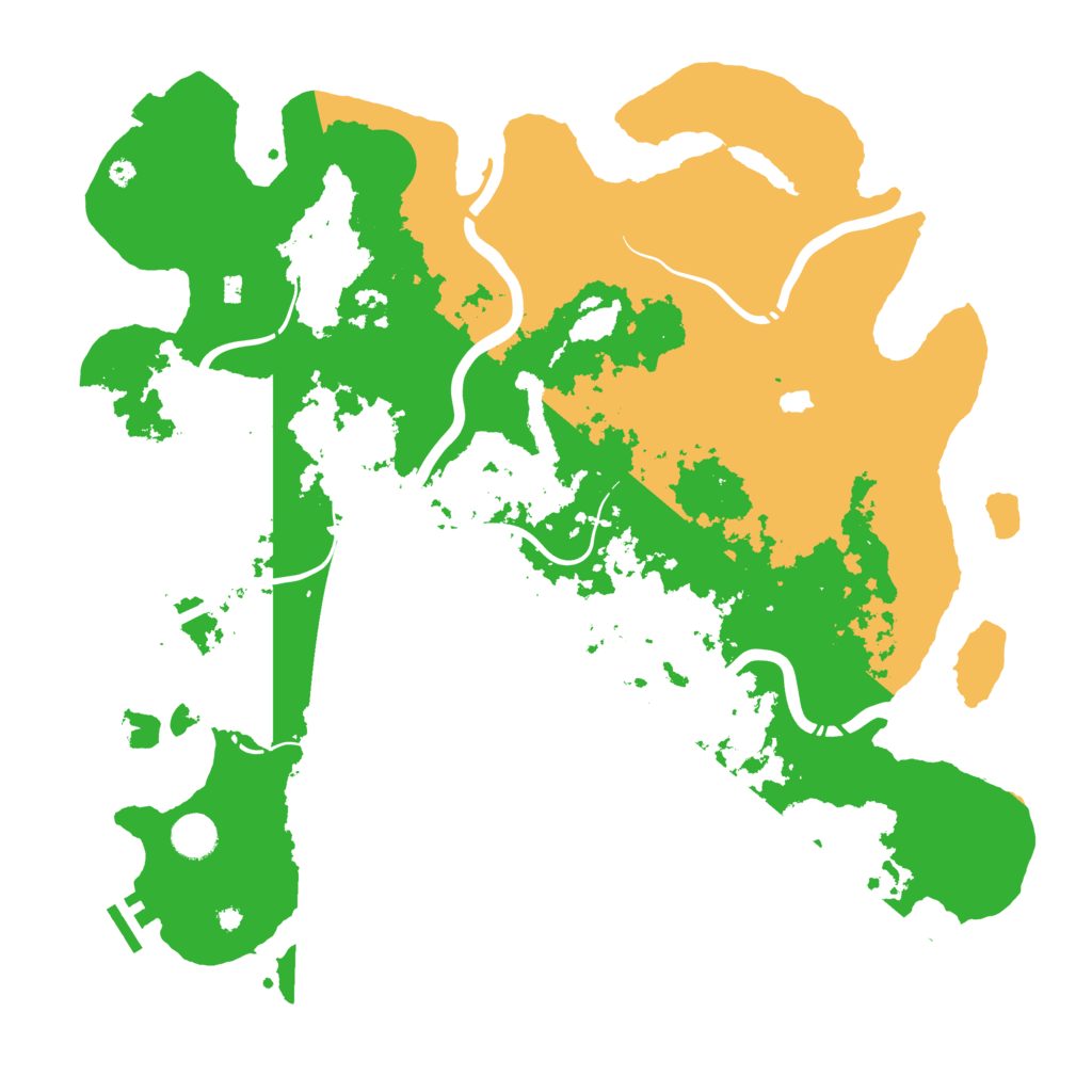 Biome Rust Map: Procedural Map, Size: 4250, Seed: 24350762