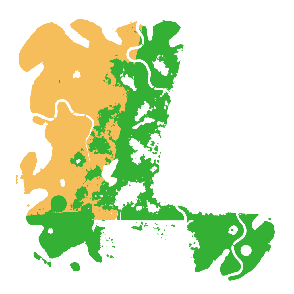 Biome Rust Map: Procedural Map, Size: 4800, Seed: 25113