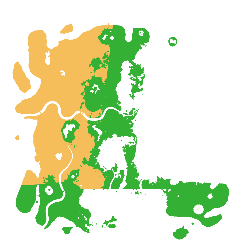 Biome Rust Map: Procedural Map, Size: 4500, Seed: 968346511
