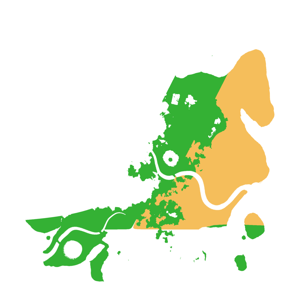 Biome Rust Map: Procedural Map, Size: 3000, Seed: 21175