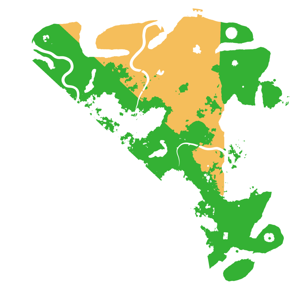 Biome Rust Map: Procedural Map, Size: 4500, Seed: 234634
