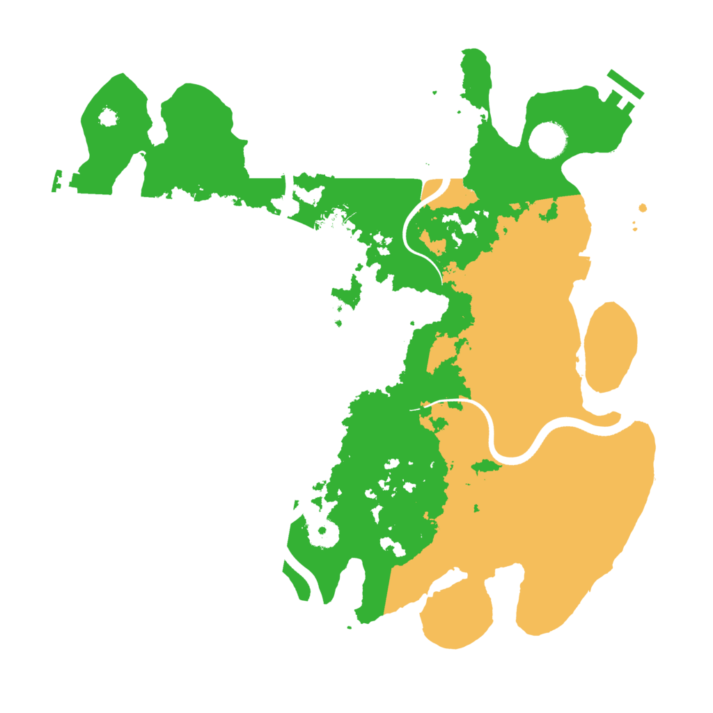 Biome Rust Map: Procedural Map, Size: 3500, Seed: 1413478940
