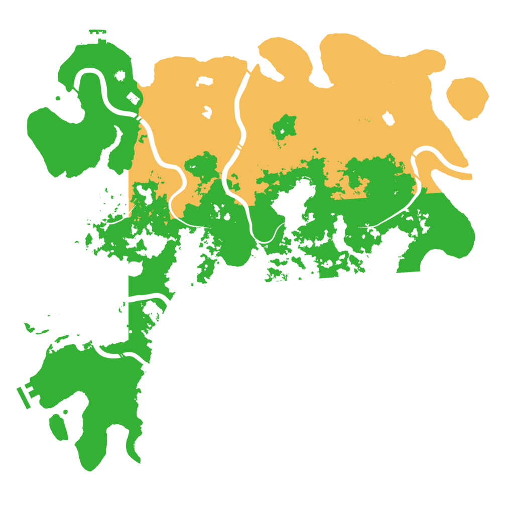 Biome Rust Map: Procedural Map, Size: 4500, Seed: 184937562