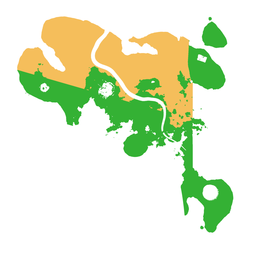 Biome Rust Map: Procedural Map, Size: 3000, Seed: 6032758