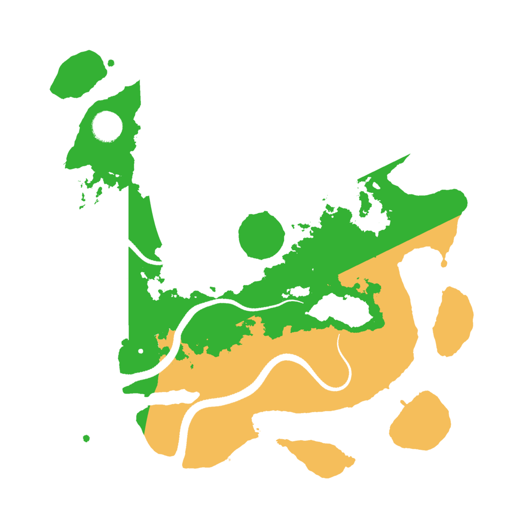 Biome Rust Map: Procedural Map, Size: 3000, Seed: 74855