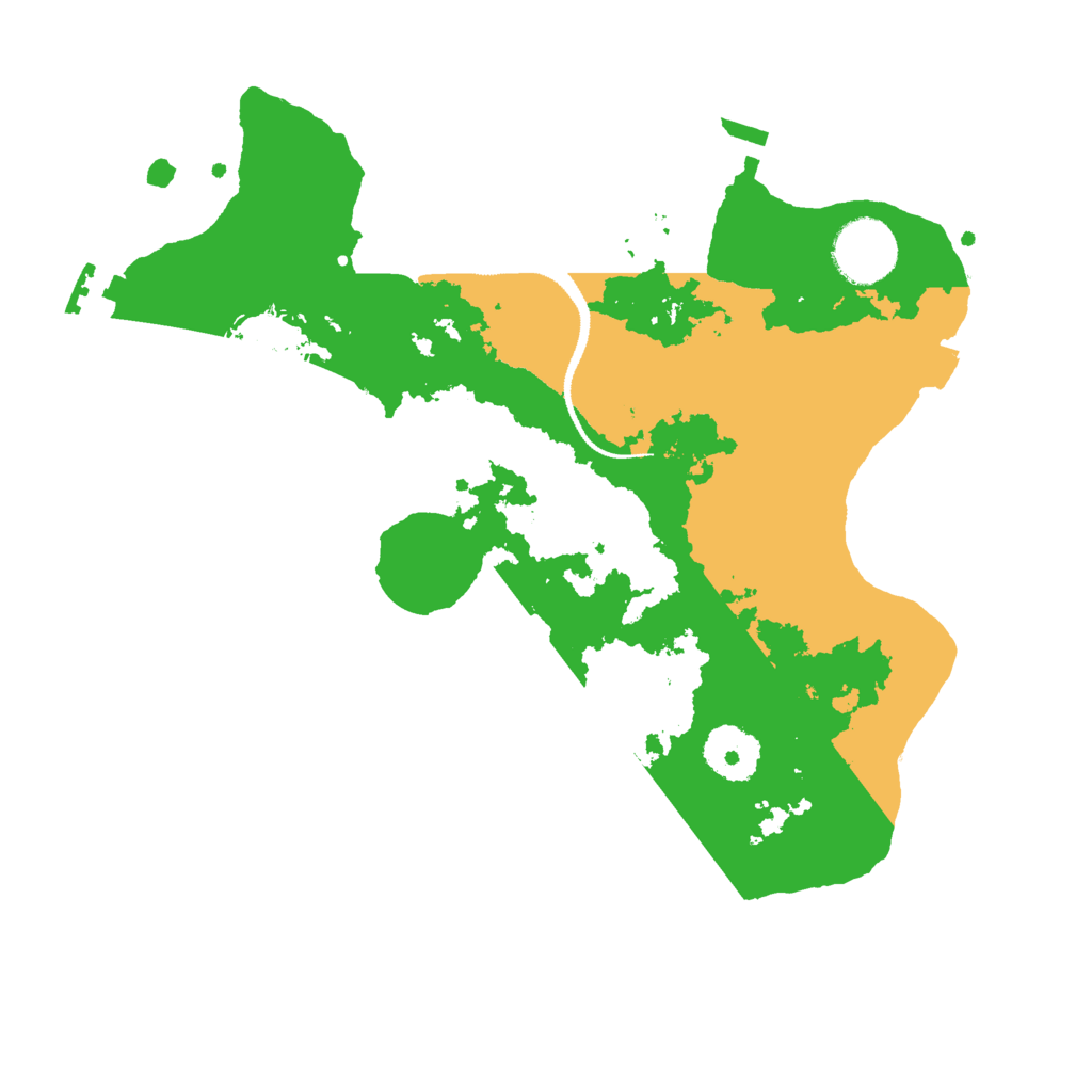 Biome Rust Map: Procedural Map, Size: 3000, Seed: 10715