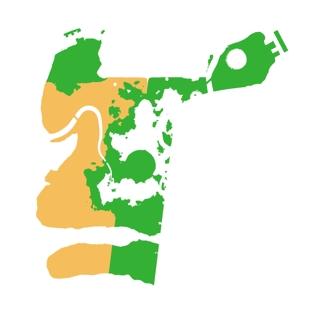 Biome Rust Map: Procedural Map, Size: 2700, Seed: 39900102