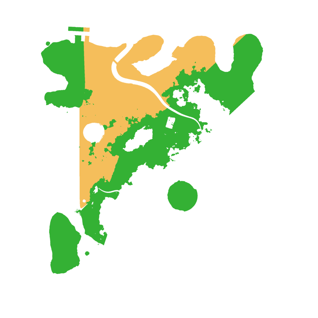 Biome Rust Map: Procedural Map, Size: 3000, Seed: 79162