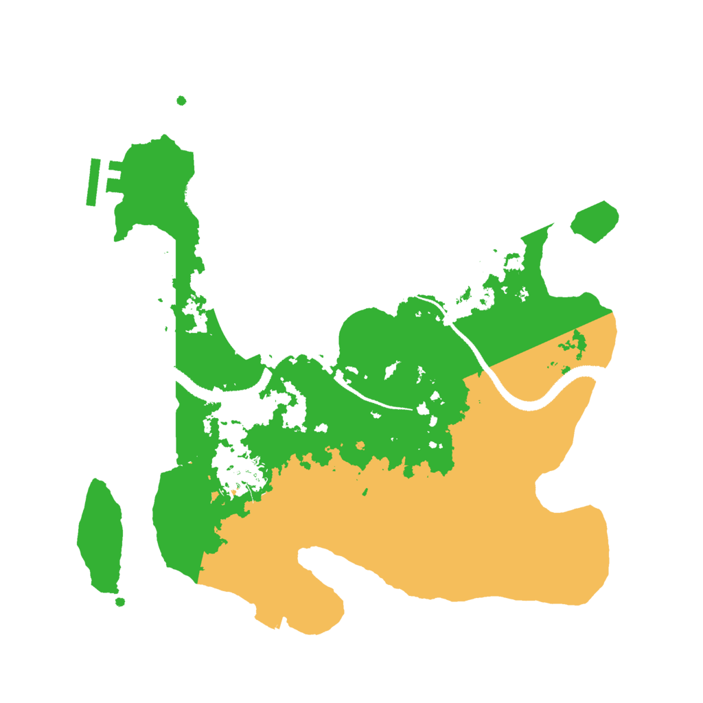 Biome Rust Map: Procedural Map, Size: 3000, Seed: 284353100