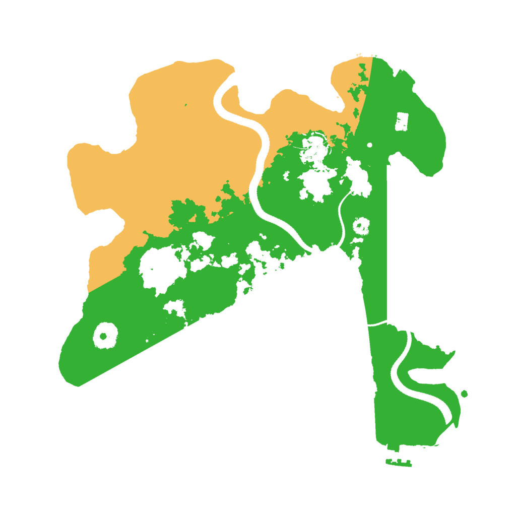 Biome Rust Map: Procedural Map, Size: 3000, Seed: 50895