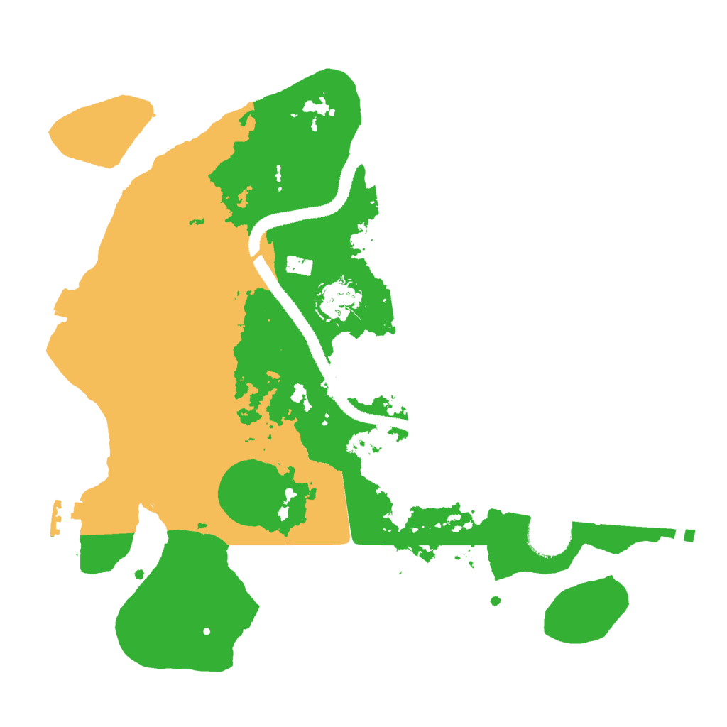Biome Rust Map: Procedural Map, Size: 3000, Seed: 2132527030