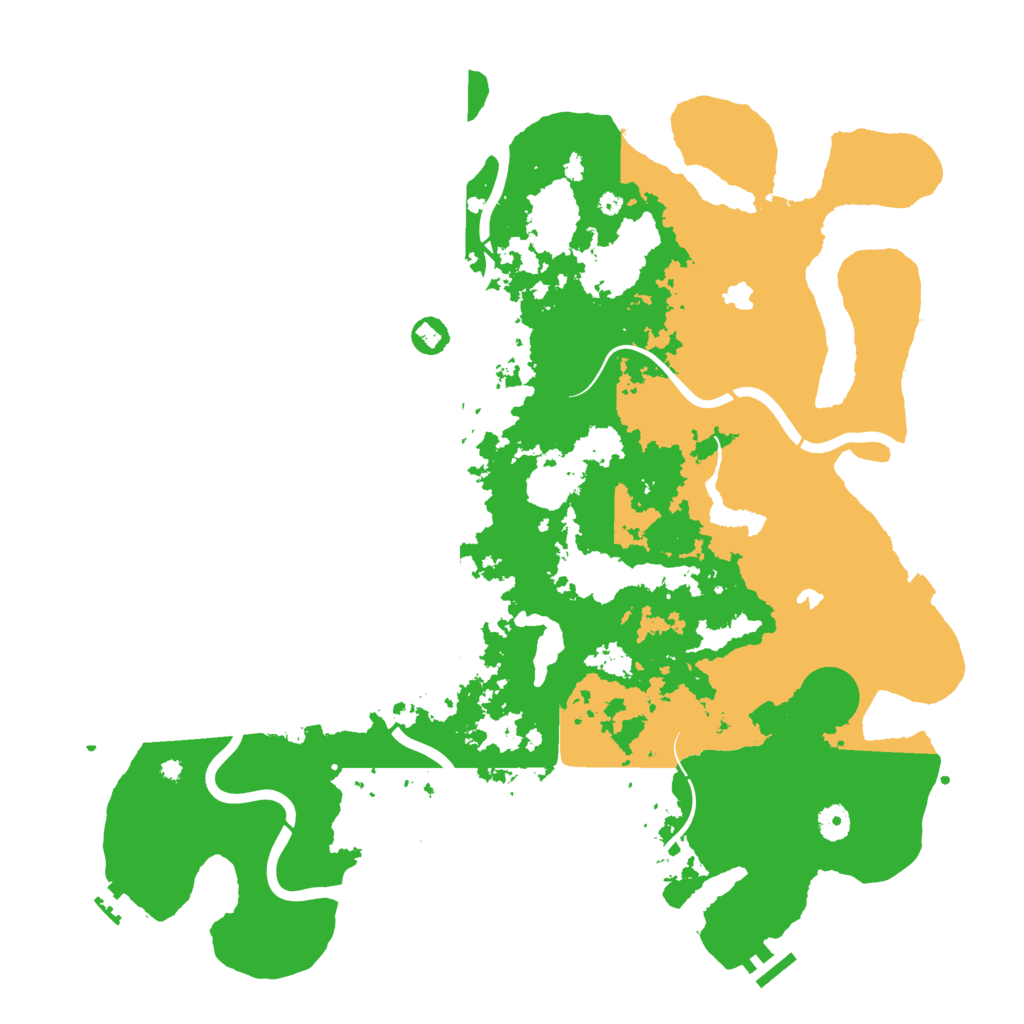 Biome Rust Map: Procedural Map, Size: 4500, Seed: 1160979789