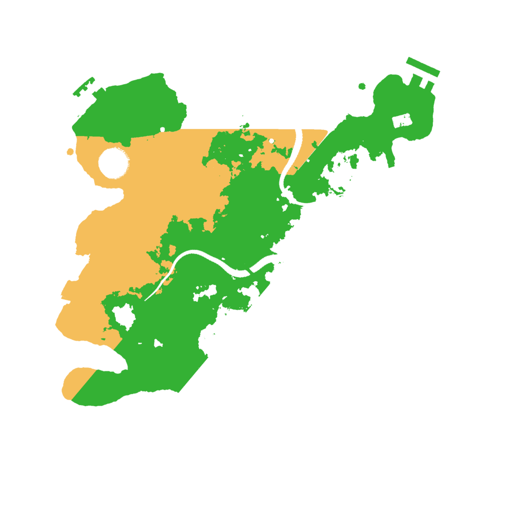 Biome Rust Map: Procedural Map, Size: 3000, Seed: 15583