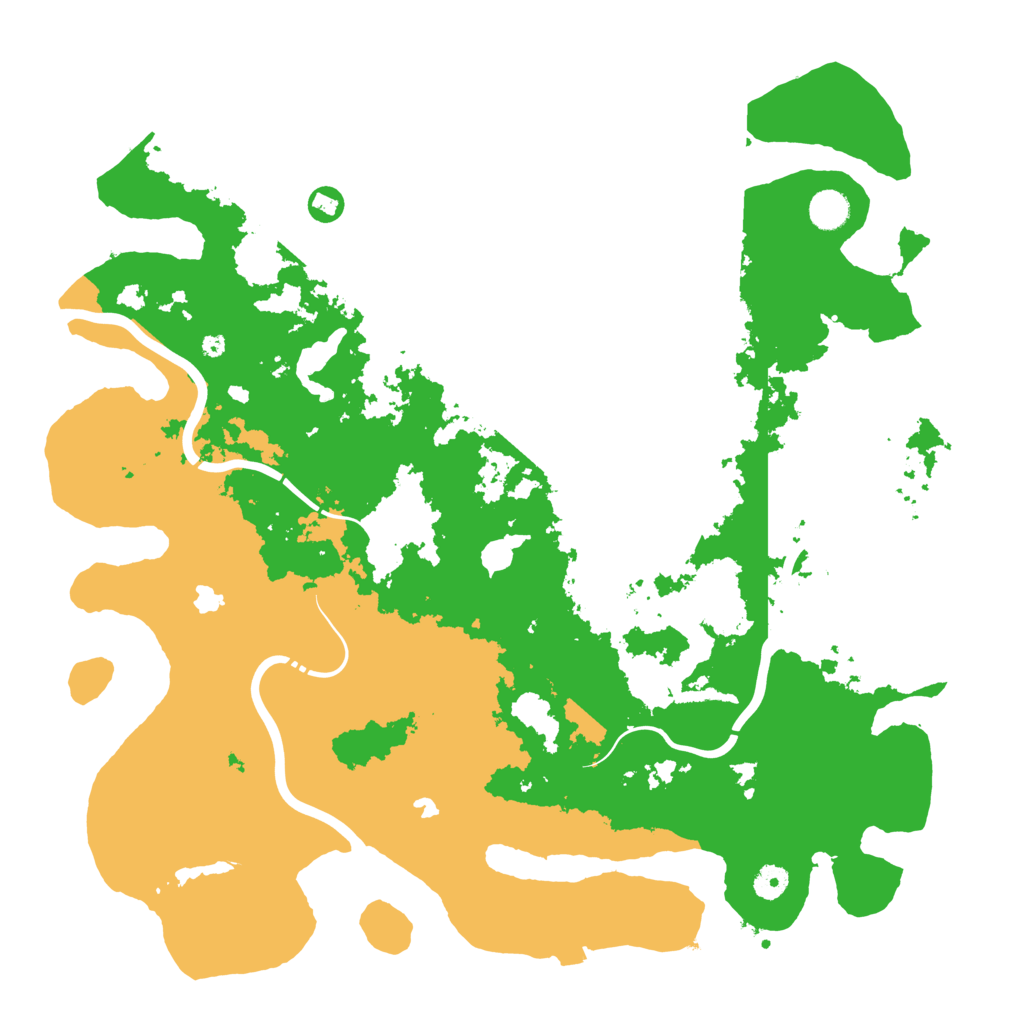 Biome Rust Map: Procedural Map, Size: 4500, Seed: 1825739675