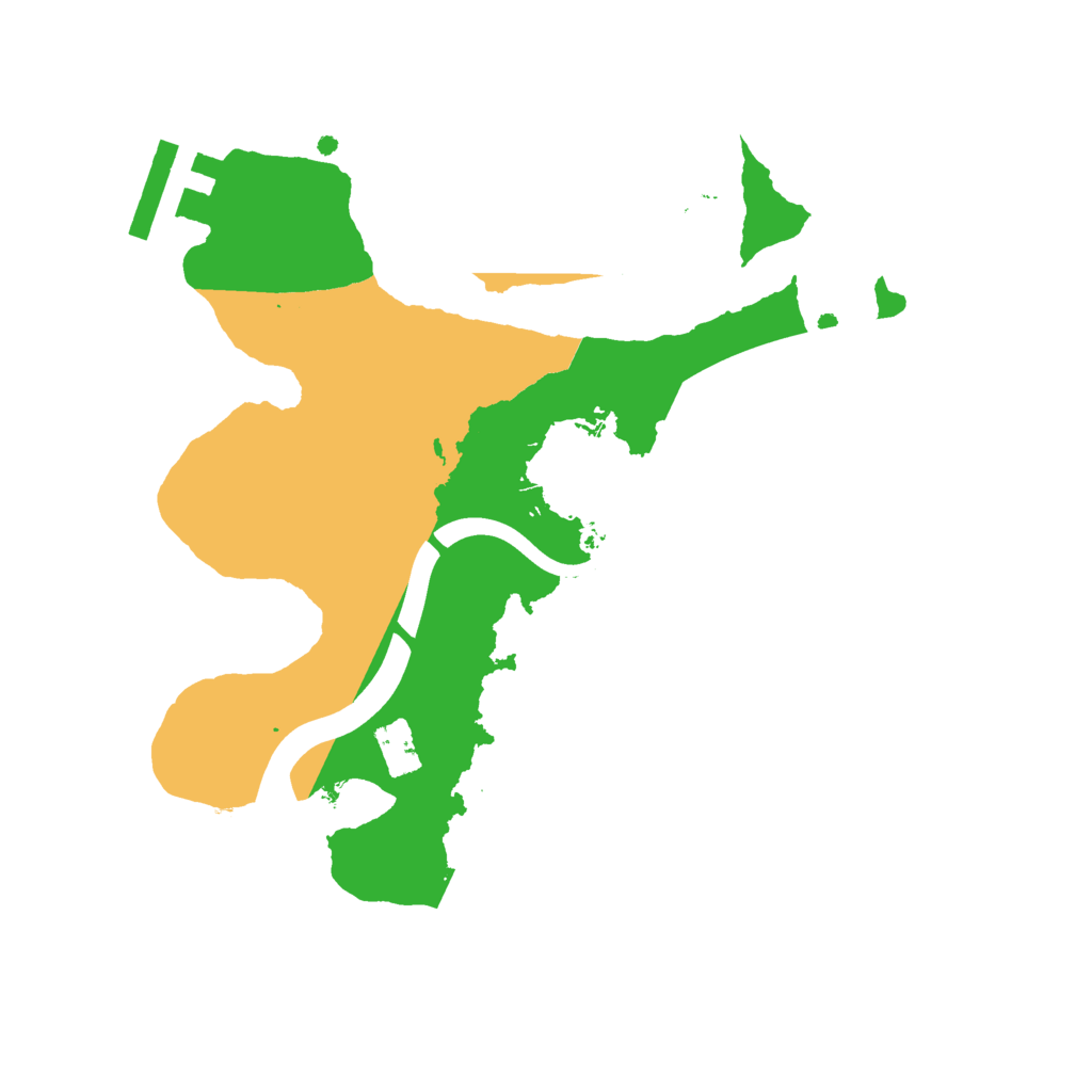 Biome Rust Map: Procedural Map, Size: 2200, Seed: 711567136