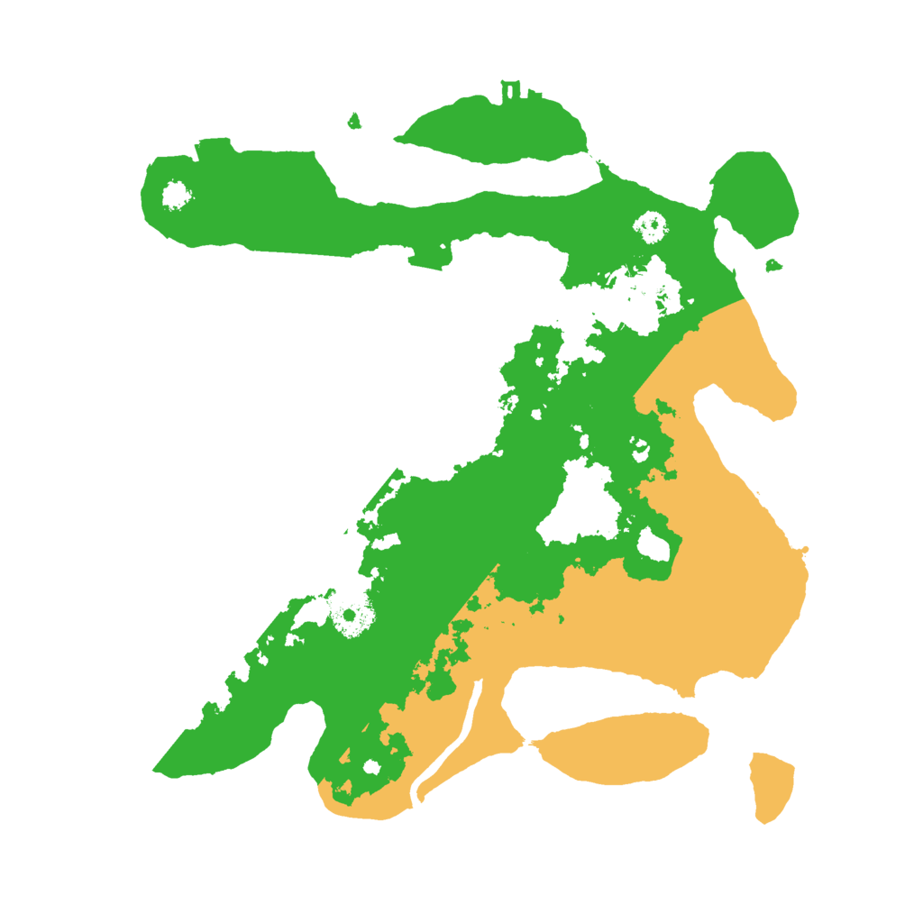 Biome Rust Map: Procedural Map, Size: 3000, Seed: 18357