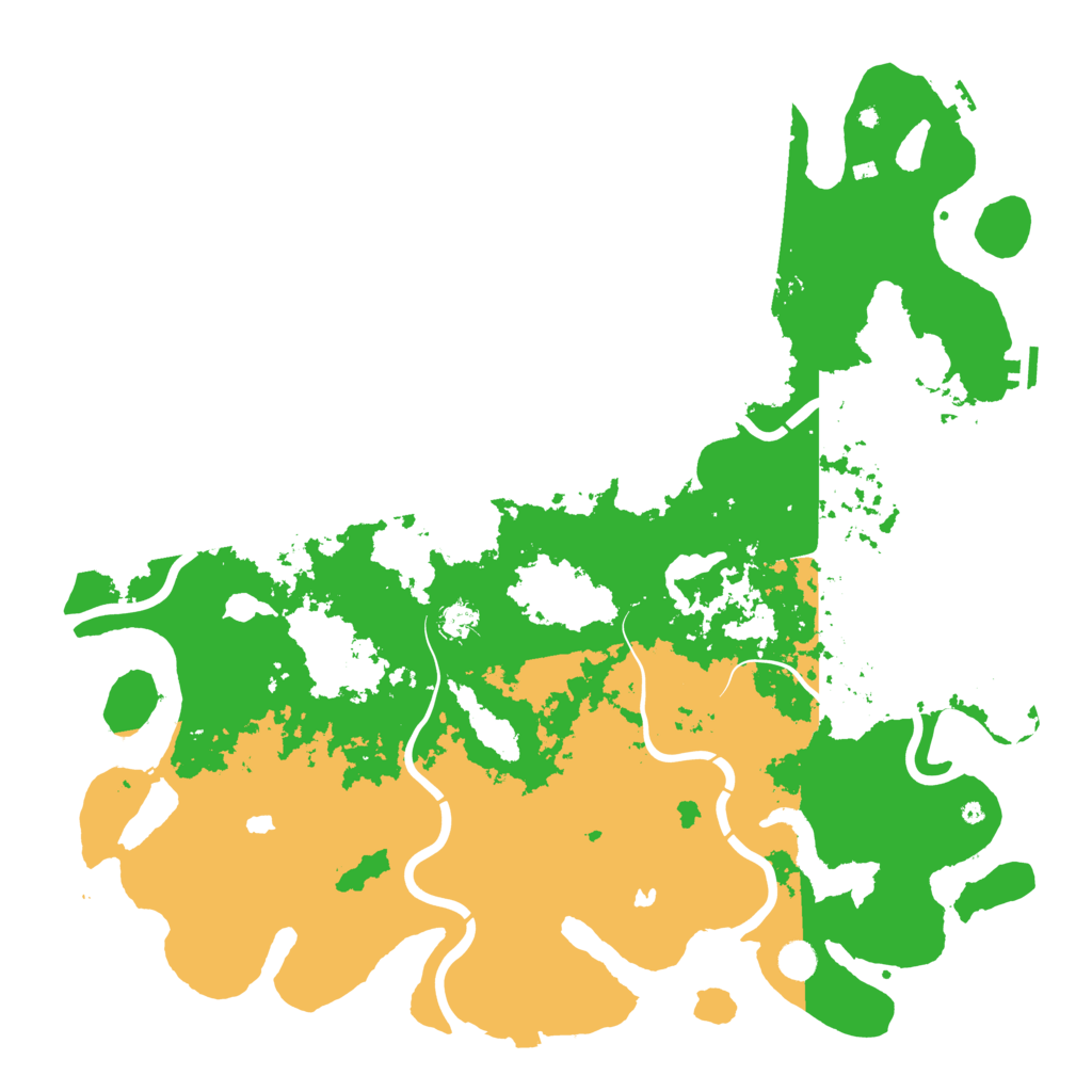 Biome Rust Map: Procedural Map, Size: 5000, Seed: 4020