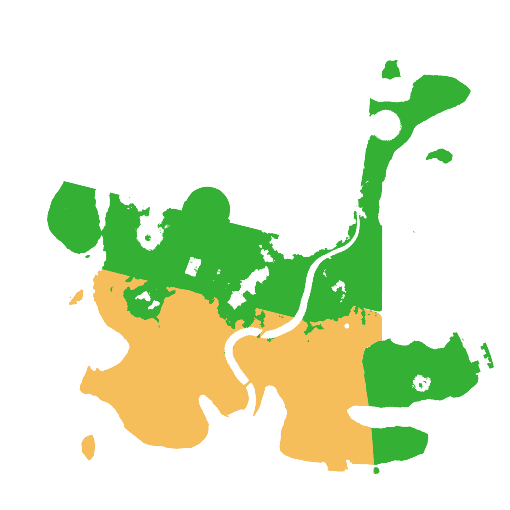 Biome Rust Map: Procedural Map, Size: 3000, Seed: 13763