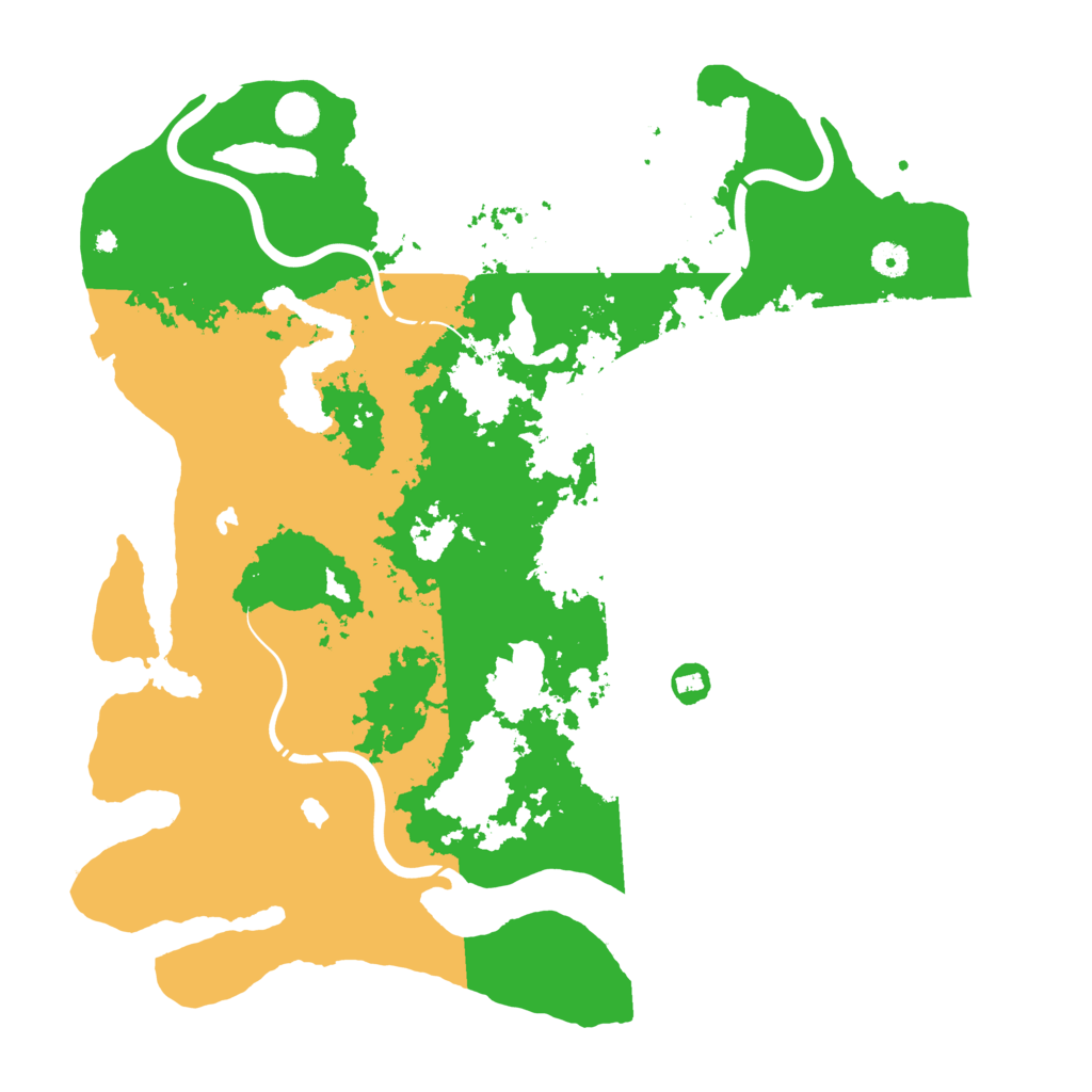 Biome Rust Map: Procedural Map, Size: 4500, Seed: 1227890493