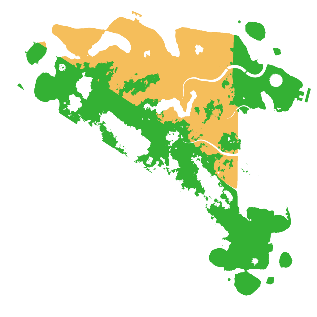 Biome Rust Map: Procedural Map, Size: 4500, Seed: 1333297901