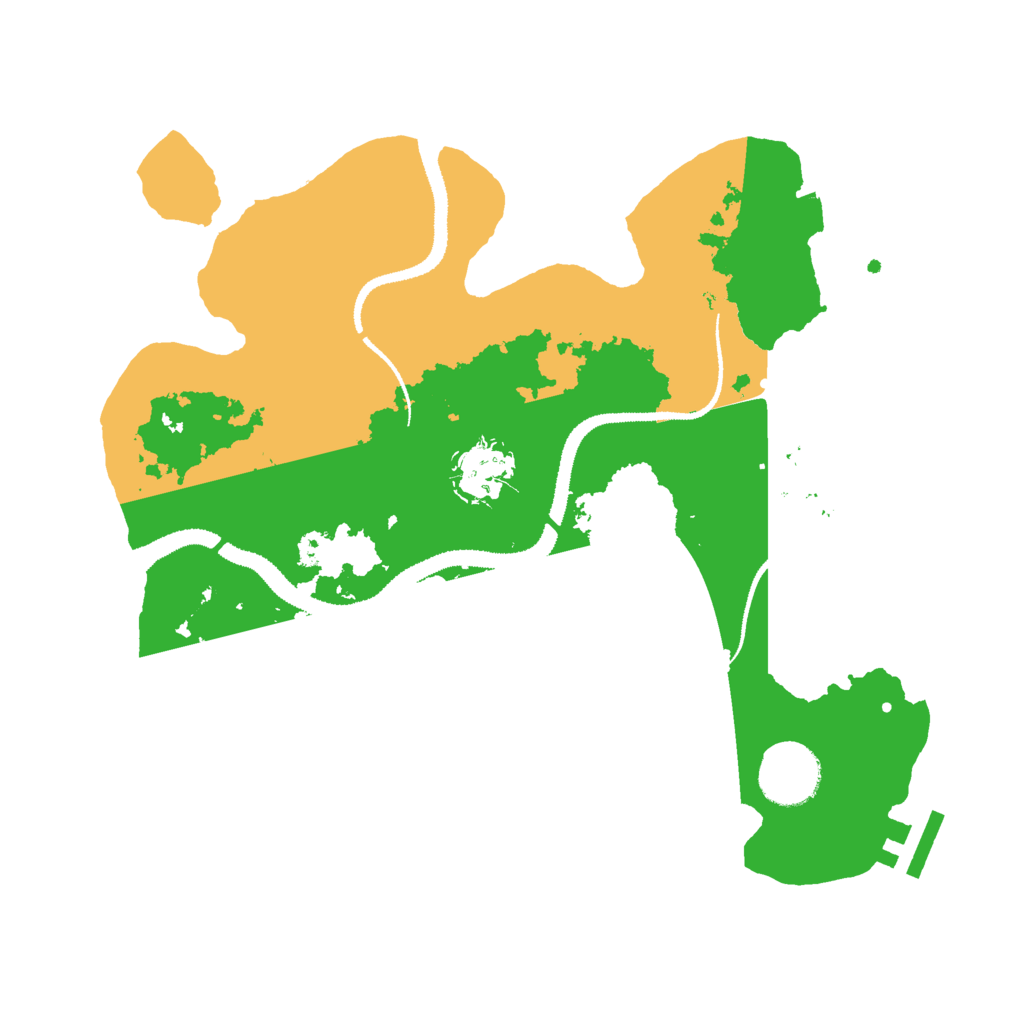 Biome Rust Map: Procedural Map, Size: 3000, Seed: 69229