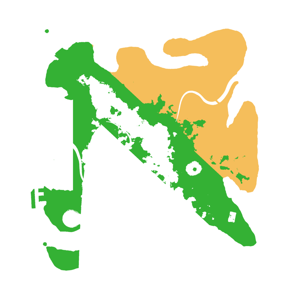 Biome Rust Map: Procedural Map, Size: 3000, Seed: 1687091368