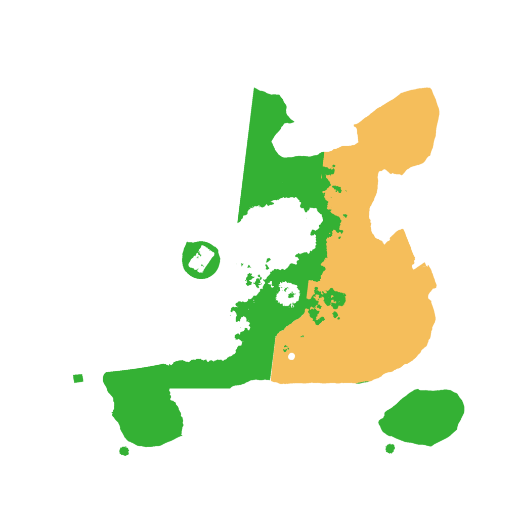 Biome Rust Map: Procedural Map, Size: 2200, Seed: 38492015