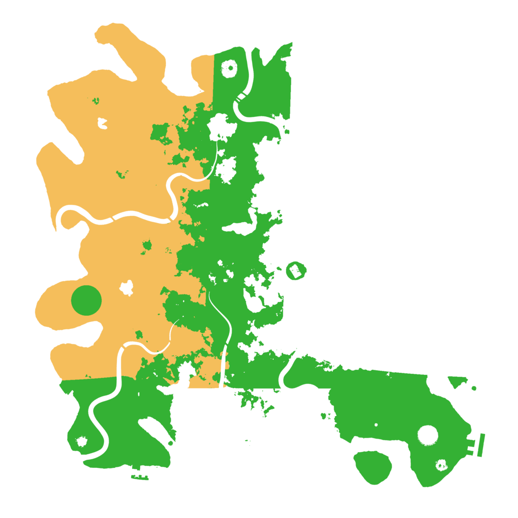 Biome Rust Map: Procedural Map, Size: 4500, Seed: 24567898