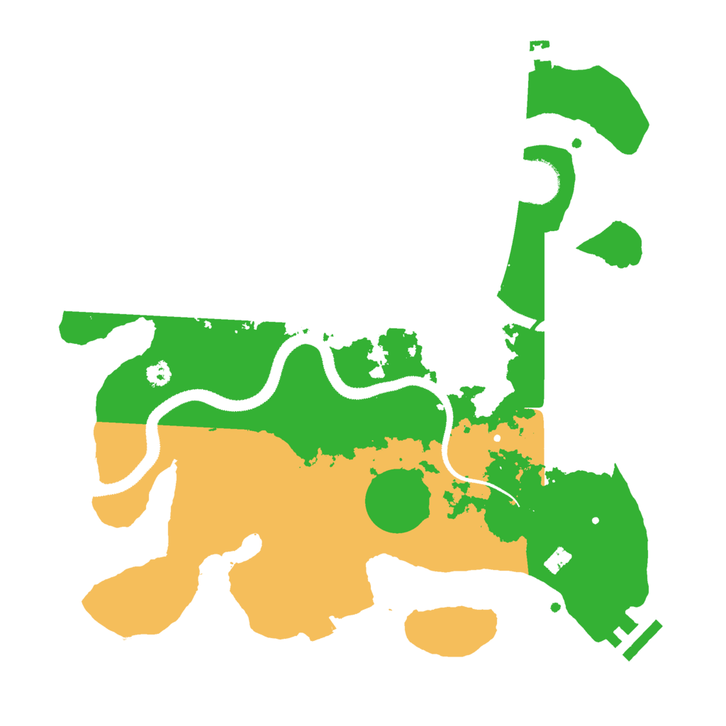 Biome Rust Map: Procedural Map, Size: 3000, Seed: 950459