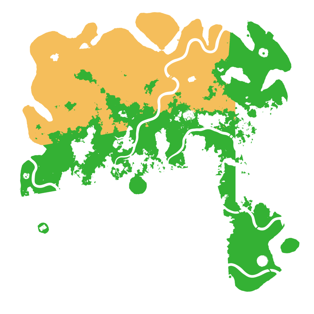 Biome Rust Map: Procedural Map, Size: 5000, Seed: 941921775