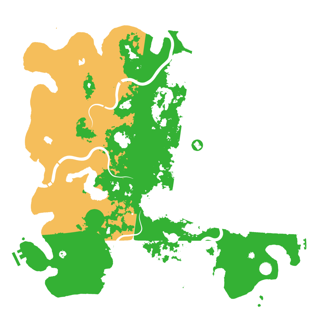 Biome Rust Map: Procedural Map, Size: 4500, Seed: 674782028