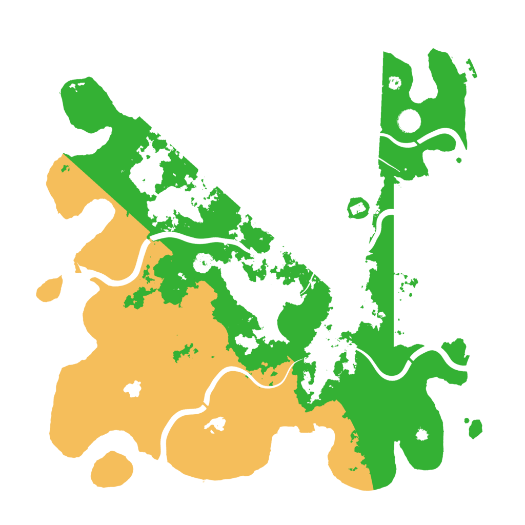 Biome Rust Map: Procedural Map, Size: 4000, Seed: 7627