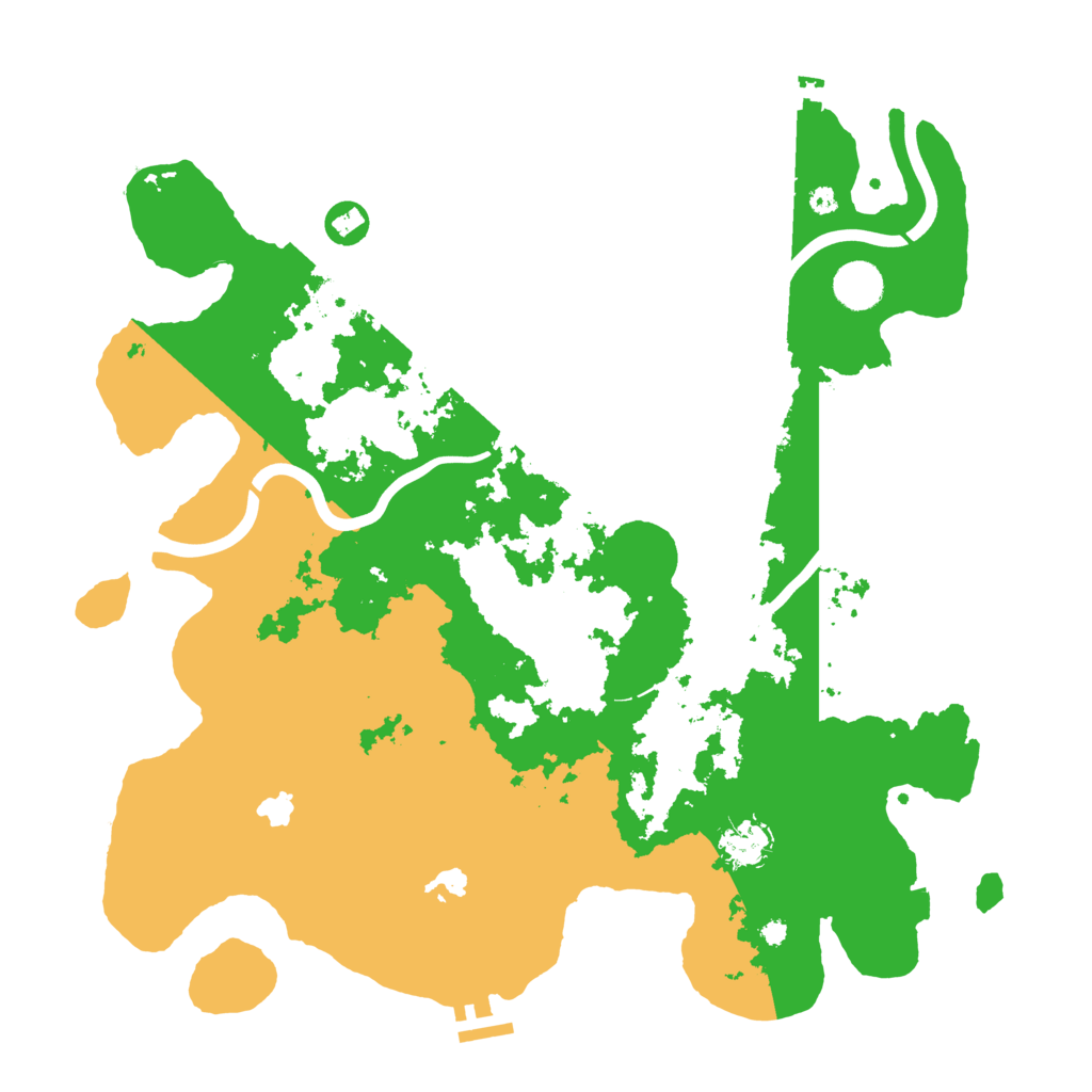 Biome Rust Map: Procedural Map, Size: 4000, Seed: 7627