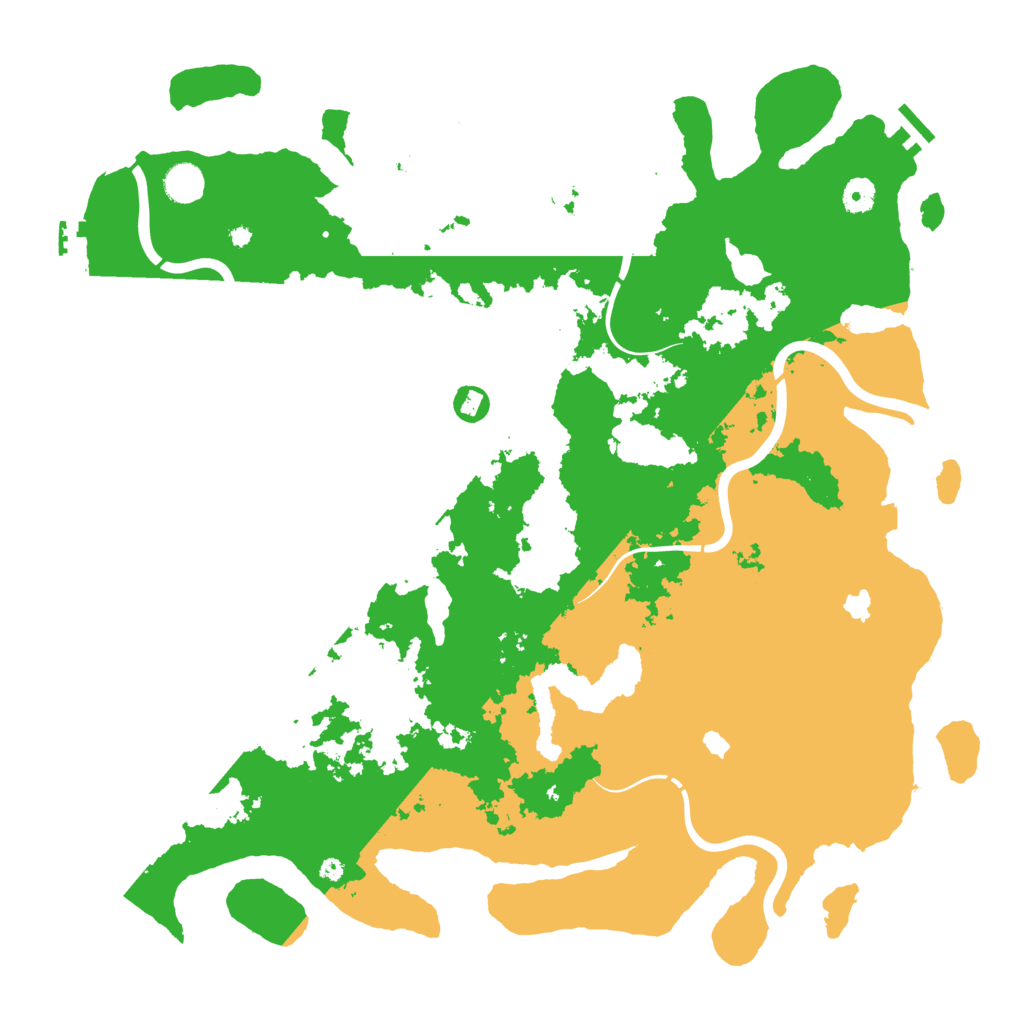 Biome Rust Map: Procedural Map, Size: 4500, Seed: 1100002015
