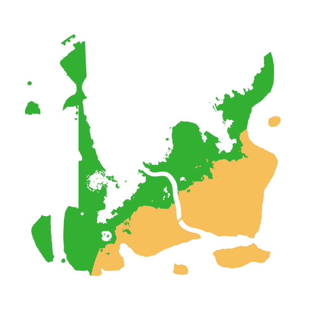 Biome Rust Map: Procedural Map, Size: 3000, Seed: 1217855878