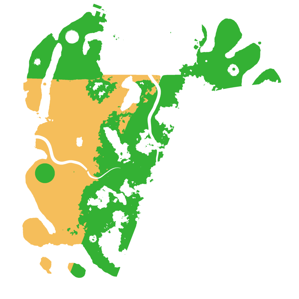 Biome Rust Map: Procedural Map, Size: 4000, Seed: 76595432