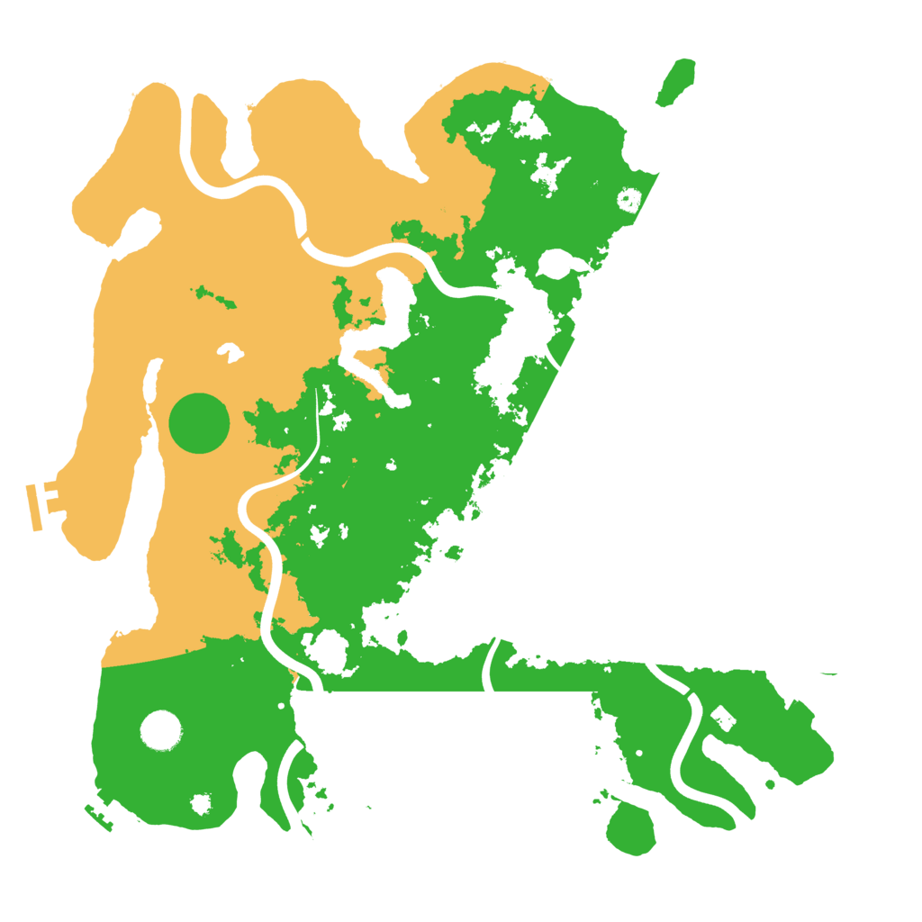 Biome Rust Map: Procedural Map, Size: 4000, Seed: 2039632276