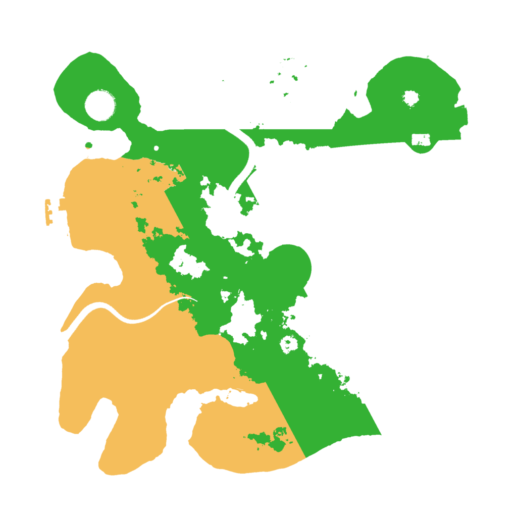Biome Rust Map: Procedural Map, Size: 3000, Seed: 1215369794