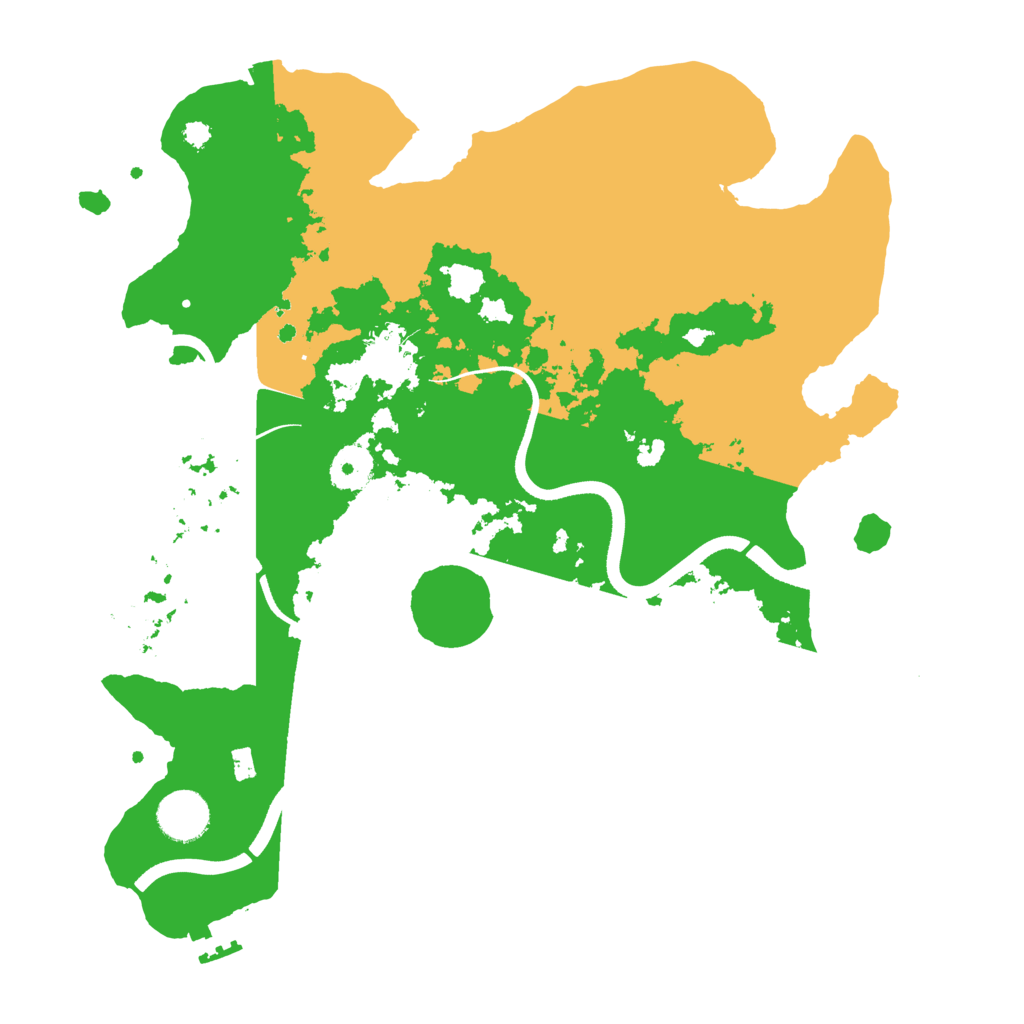 Biome Rust Map: Procedural Map, Size: 3500, Seed: 467216905