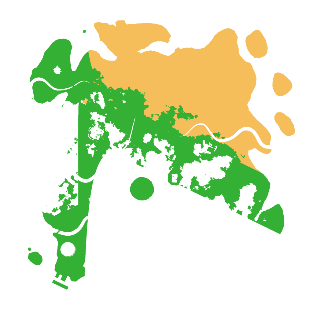 Biome Rust Map: Procedural Map, Size: 3800, Seed: 1389424